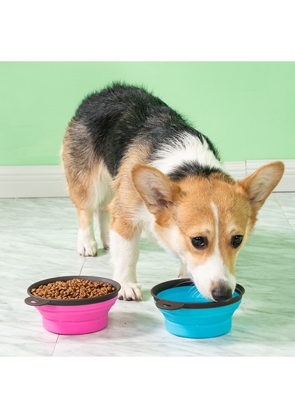 Sarı 1000ML 350ML 1000ML Köpek Katlanabilir Kase Katlanır Silikon Pet Seyahat Kaseleri Gıda Su Besleme Katlanabilir Fincan Köpek Kedi Için Karabina ile (Yurt Dışından) fırsatları