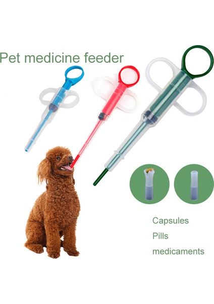 Mavi Pet Çok Fonksiyonlu Ilaç Besleme Cihazı Böcek Kovucu Malzemeleri Tabletler Kediler ve Köpekler Için Genel Pet Şırıngalar Itme Tipi (Yurt Dışından) fiyatları