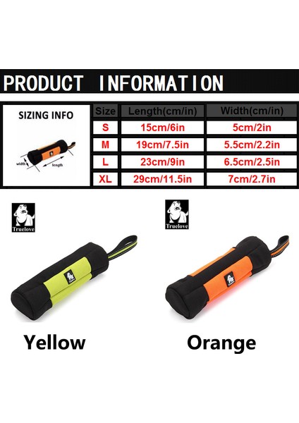 Orange L Truelove Besleme Kukla Köpek Evcil Hayvan Yemi Çantası Yansıtıcı Köpek Eğitim Taşıma Ikramları Köpek Oyuncakları Evcil Hayvan Besleme Cep Kılıfı Kaka Torbası Dağıtıcı (Yurt Dışından) modelleri