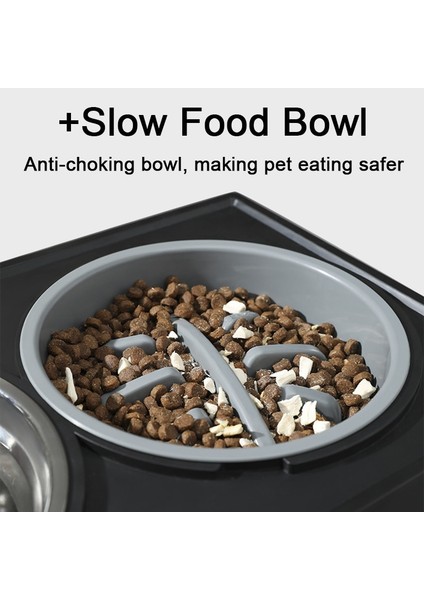 A-01BLACK Köpek Yükseltilmiş Gıda Su Besleyiciler Ayarlanabilir Yükseklik Köpek Çift Kaseler Standı Pet Besleme Çanağı Kase Küçük Orta Büyük Köpekler Kaldırma Masası (Yurt Dışından) fiyatları