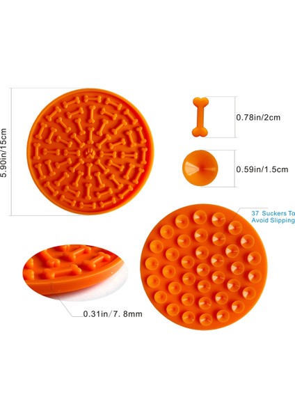 Mavi 2022 Sıcak Satış Köpek Dağıtım Mat Silikon Kaseler Köpek Yalama Mat Yalama Mat Pet Banyo Bakım ve Köpek Eğitim Pet Malzemeleri (Yurt Dışından) fırsatları