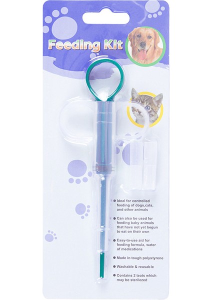 Yeşil 1 Adet 3 Paket Evcil Hayvan Ilaç Besleyici Şırınga Hap Tabancası Itme Dağıtıcı Iksir Süt Şırınga Köpek Kedi Köpek Yavrusu Ilaç Besleme Aracı (Yurt Dışından)