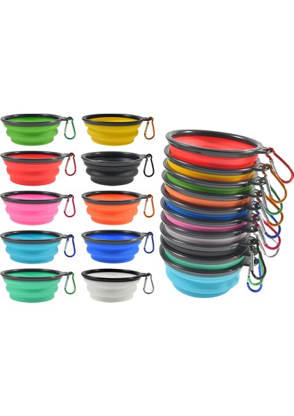 Açık Mavi 350ML 350ML 1000ML Taşınabilir Katlanabilir Kedi Kase Köpek Havzası Açık Seyahat Taşınabilir Silikon Hayvan Mama Kabı (Yurt Dışından) fiyatları