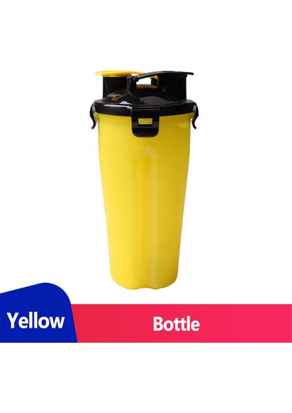 Şişe Sarı Pet Köpek Su Şişesi Su Kasesi Köpekler Için Suluk Besleyici Taşınabilir Köpek Tiryakisi Kediler Için Yiyecek Kasesi Köpekler Aksesuarları Ikram Ürünleri (Yurt Dışından)