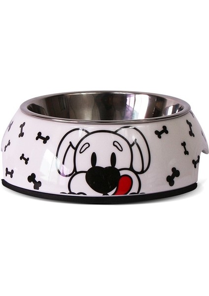 Köpek Yüzü M Paslanmaz Çelik Yükseltilmiş Köpek Kase Sofra Büyük Köpekler Için Çevresel Fonksiyonel Besleyici Kaymaz Pet Kedi Maması Su Deposu (Yurt Dışından)