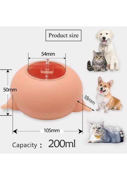 Kedi Besleyici (L) Köpek Kasesi 3 4 5 Meme Besleyici Şişe Bakım Istasyonu Köpek Kedi Yavrusu Evcil Hayvan Bebek Kabarcık Süt Silikon Çoklu Içecek Mama Dağıtıcısı (Yurt Dışından) indirimleri