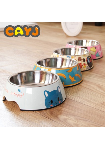 24 M Paslanmaz Çelik Köpek Mama Kabı Çift Melamin Kedi Mama Kabı Kaymaz Hayvan Mama Kabı Besleme ve Içme Kedi Malzemeleri Köpek Mama Kabı (Yurt Dışından) modelleri