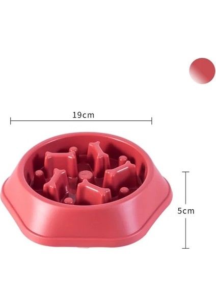 05 Pet Köpek Kase Köpek Yavaş Besleyici Kase Yavru Kedi Yavaş Yemek Kase Anti-Gulping Yemek Tabağı Besleme Köpek Kedi Mama Kasesi Evcil Hayvan Malzemeleri (Yurt Dışından) fiyatları