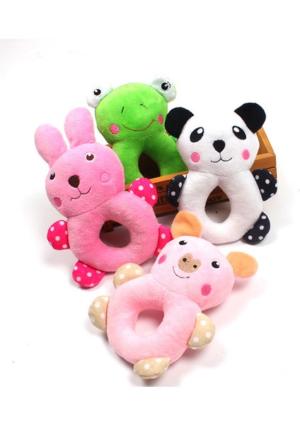 Kurbağa Yaklaşık 14X12.5 cm Karikatür Panda Kurbağa Tavşan Köpek Oyuncakları Yumuşak Peluş Pet Küçük Orta Köpek Çiğneme Oyuncak Teddy Chihuahua Yavru Kedi Interaktif Oyuncaklar (Yurt Dışından)
