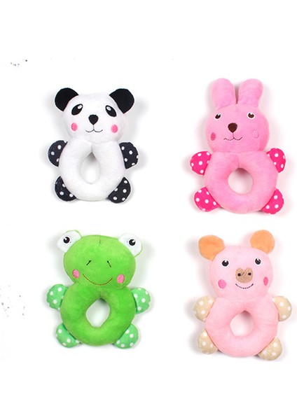 Kurbağa Yaklaşık 14X12.5 cm Karikatür Panda Kurbağa Tavşan Köpek Oyuncakları Yumuşak Peluş Pet Küçük Orta Köpek Çiğneme Oyuncak Teddy Chihuahua Yavru Kedi Interaktif Oyuncaklar (Yurt Dışından)
