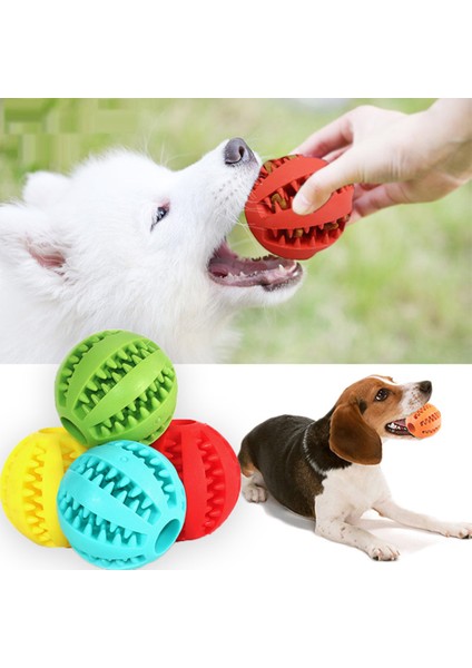 Yeşil L-7cm Pet Köpek Oyuncakları Streç Kauçuk Sızıntı Topu Köpek Komik Interaktif Oyuncak Diş Temizleme Topları Isırmaya Dayanıklı Çiğneme Oyuncakları 5cm/6cm/7cm (Yurt Dışından)