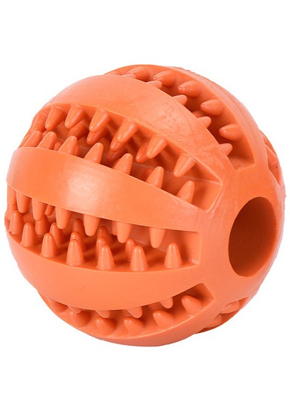 Turuncu M-6cm Köpek Oyuncakları Pet Çiğneme Temiz Dişler Kedi Oyuncakları Interaktif Lastik Toplar Sızdıran Gıda Eğlenceli Isırmaya Dayanıklı Sağlık Güvenliği Evcil Hayvan Aksesuarları (Yurt Dışından)
