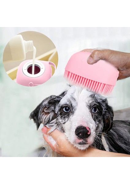 Kare Mavi Yeni Banyo Köpek Büyük Köpek Kedi Banyo Masaj Eldiveni Fırça Yumuşak K Silikon Evcil Hayvan Aksesuarları Köpekler Kediler Için Araçları (Yurt Dışından)