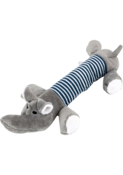 Gri Fil M Tüm Evcil Hayvanlar Için Fit Köpek Kedi Polar Oyuncaklar Popüler Squeak Çiğneme Ses Bebek Fil Ördek Domuz Evcil Hayvan Komik Peluş Oyuncaklar (Yurt Dışından)