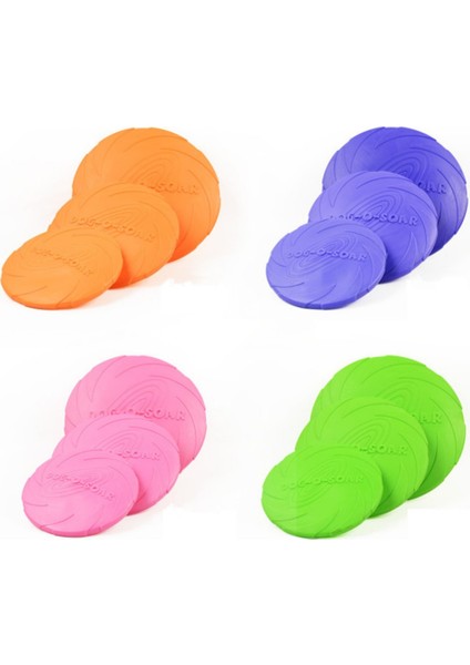 Mavi 18 cm Çapında 2022 Açık Pet Oyuncaklar Yeni Büyük Köpek Uçan Diskler Eğitim Köpek Oyuncak Kauçuk Uçan Disk Getirme 15 cm 18 cm 22 cm (Yurt Dışından)