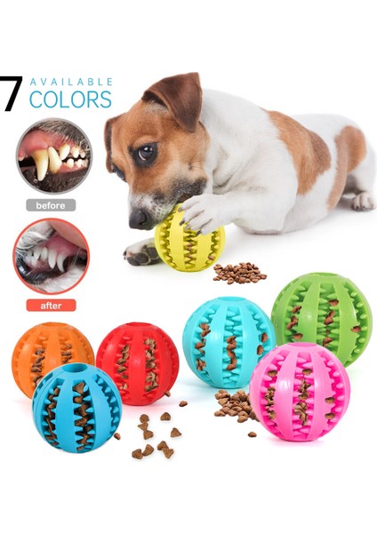 Sarı 5cm Oyuncaklar Büyük Küçük Köpekler Yavruları Için Interaktif Oyunlar Çiğneme Oyuncağı Köpek Için Lastik Top Elastik Evcil Hayvan Oyuncakları Diş Temizleme Köpek Aksesuarları (Yurt Dışından)