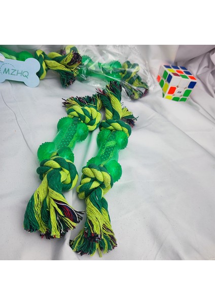 QZM64-1PC 1 Adet 25CM Pet Kaynağı Yüksek Kaliteli Pet Köpek Oyuncakları Yumuşak Plastik Kemik Şekli Halat Köpek Diş Temizleme Açık Eğlenceli Eğitim Çiğneme Oyuncakları (Yurt Dışından) indirimleri