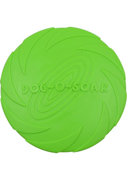 Yeşil 15 cm Çapında 2022 Açık Pet Oyuncaklar Yeni Büyük Köpek Uçan Diskler Eğitim Köpek Oyuncak Kauçuk Uçan Disk Getirme 15 cm 18 cm 22 cm (Yurt Dışından)
