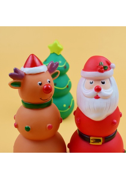 Noel Ağacı Köpek Oyuncakları Squeaker Yumuşak Çiğneme Oyuncak Küçük ve Orta Köpekler Için Noel Hediyesi Eğitim Oyuncak Noel Baba/geyik/ağaç Evcil Hayvan Köpek Cırtlayan Oyuncaklar (Yurt Dışından) modelleri