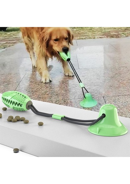 H Pet Köpek Oyuncakları Silikon Vantuz Itme Römorkör Köpek Interaktif Oyuncak Elastik Top Oyuncak Pet Diş Temizleme Köpek Diş Fırçası Köpek Isırma Oyuncak (Yurt Dışından) modelleri