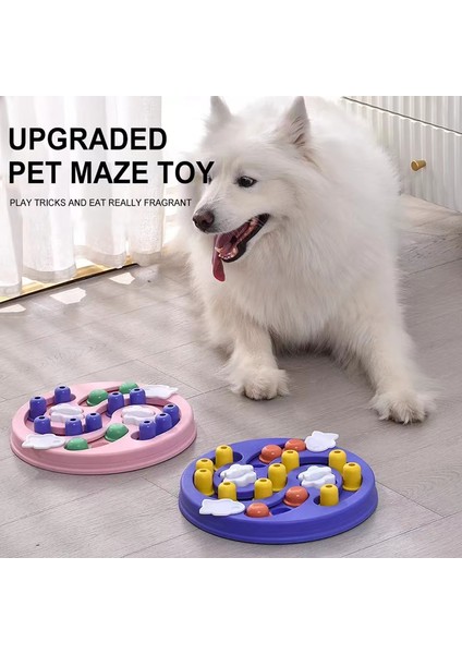 Kare Mavi Köpek Bulmaca Oyuncaklar Yavaş Besleyici Oyuncak Köpek Iq Artırmak Boğulma Geçirmez Sızdıran Gıda Dağıtıcı Evcil Hayvan Için Labirent Eğitici Interaktif Oyun Oyuncak (Yurt Dışından) indirimleri