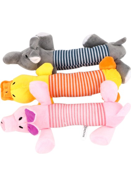 Pembe Domuz M Tüm Evcil Hayvanlar Için Fit Fil Ördek Domuz Evcil Hayvan Komik Peluş Oyuncaklar Dayanıklılık Squeak Çiğneme Sesi Bebek Köpek Kedi Polar Oyuncaklar (Yurt Dışından)