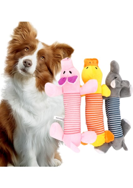 Pembe Domuz M Tüm Evcil Hayvanlar Için Fit Fil Ördek Domuz Evcil Hayvan Komik Peluş Oyuncaklar Dayanıklılık Squeak Çiğneme Sesi Bebek Köpek Kedi Polar Oyuncaklar (Yurt Dışından)