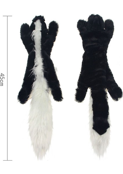 E (Doldurma Yok) Squeakers ile Köpek Peluş Oyuncaklar Dayanıklı Stuffingless Peluş Cızırtılı Köpek Çiğneme Oyuncak Tilki Rakun Sincap Kırışık Hayvan Oyuncaklar Evcil Hayvanlar Için (Yurt Dışından) indirimleri