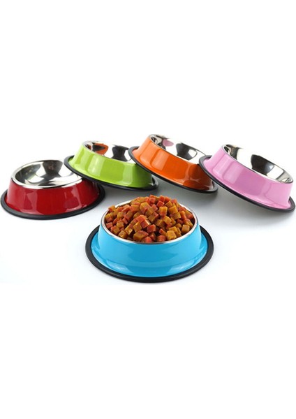 Kırmızı S 18 cm Kişiselleştirilmiş Paslanmaz Çelik Köpek Kase Özel Ad Pet Gıda Besleme Yemekleri Kaymaz Yavru Besleyici Kase Köpek Için Adı Hediye ile (Yurt Dışından) indirimleri