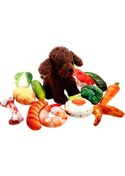 Stil 8 Komik Simülasyon Pet Köpek Oyuncakları Küçük Köpekler Için Isırmaya Dayanıklı Cızırtılı Yavru Kedi Oyuncak Çiğnemek Köpekler Oyuncaklar Interaktif Evcil Hayvan Ürünleri (Yurt Dışından)