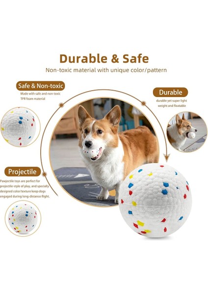 3-S Yıkılmaz Köpek Topu Oyuncaklar Agresif Çiğneme Için Kabarık Katı Top Büyük Orta Köpekler Için Yavru Diş Temizleme Oyuncakları (Yurt Dışından) indirimleri