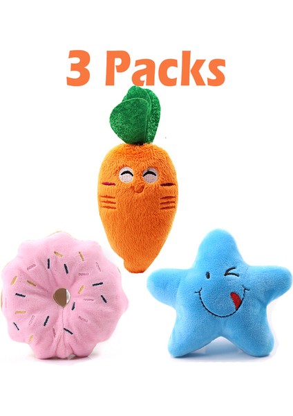 12 Paket Pet Köpek Cızırtılı Oyuncaklar Küçük Büyük Köpekler Için Yavru Çiğneme Oyuncakları Topu Yumuşak Peluş Squeaker Cırlak Oyuncaklar Köpek Aksesuarları Için (Yurt Dışından)