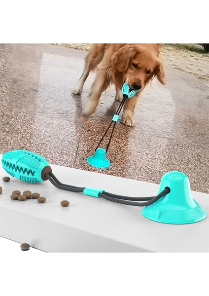 H Pet Köpek Oyuncakları Silikon Vantuz Itme Römorkör Köpek Interaktif Oyuncak Elastik Top Oyuncak Pet Diş Temizleme Köpek Diş Fırçası Köpek Isırma Oyuncak (Yurt Dışından) indirimleri