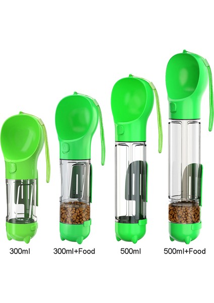 Yeşil 500 ml 300 ml Taşınabilir Çok Fonksiyonlu Köpek Su Şişesi Mama Besleyici Büyük Köpekler Için 3 In 1 Kaka Dağıtıcı Köpek Pet Seyahat Içme Kaseleri (Yurt Dışından) fiyatları
