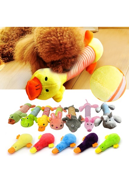Ördek Sevimli Pet Köpek Kedi Peluş Hayvanlar Şekil Gıcırtı Ses Oyuncaklar Komik Dayanıklı Çiğneme Molar Bite Oyuncak Tüm Pet Molar Eğitim Oyuncak Için Uygun (Yurt Dışından)
