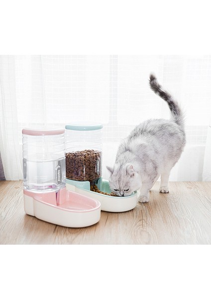 Gri Besleyici Kedi Su Sebili 3.8l Büyük Kapasiteli Saklama Kabı Köpek Otomatik Besleyici Suluk Seti Yerçekimi Köpekler Için Pet Gıda Dağıtıcıları (Yurt Dışından) modelleri