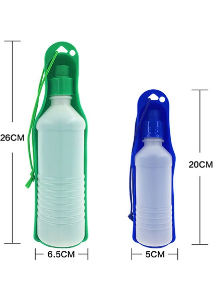 Set 6 500 ml Köpek Su Şişesi Katlanır Tiryakisi Plastik Taşınabilir Su Şişesi Evcil Köpekler Için Açık Seyahat Içme Suyu Besleyici Kase (Yurt Dışından) modelleri