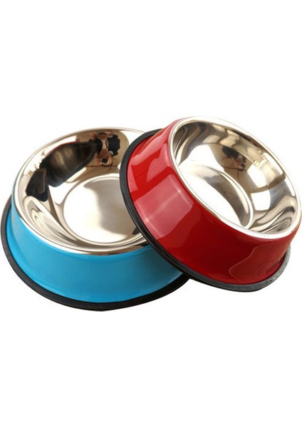 Mavi 30 cm 15-30 cm Paslanmaz Çelik Pet Köpek Kase Yavru Yiyecek Kasesi Kaymaz Kedi Köpek Besleyici Köpekler Için Renkli Su Kasesi Besleme Çanağı Pet Malzemeleri (Yurt Dışından) fiyatları
