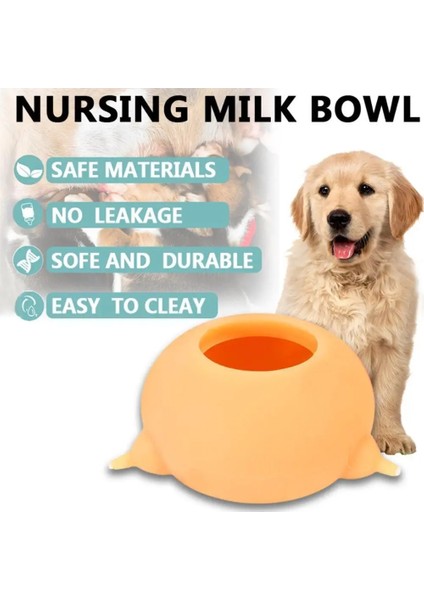 Pembe 150 ml Kabarcık Süt Kase Besleyici Silikon Nipeller Evcil Hayvan Besleyici Kabarcık Süt Kase Besleyici Kittle Köpek Emzirme Içecek Yiyecek Dağıtıcısı (Yurt Dışından)