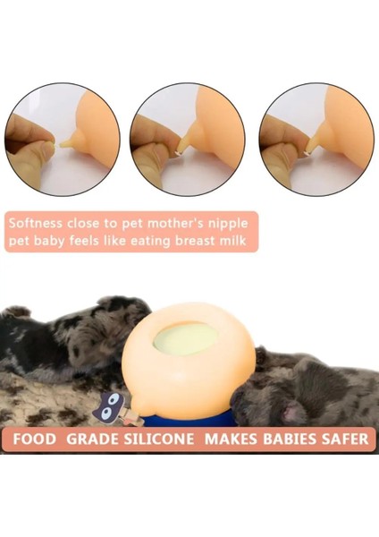 Pembe 150 ml Kabarcık Süt Kase Besleyici Silikon Nipeller Evcil Hayvan Besleyici Kabarcık Süt Kase Besleyici Kittle Köpek Emzirme Içecek Yiyecek Dağıtıcısı (Yurt Dışından) indirimleri