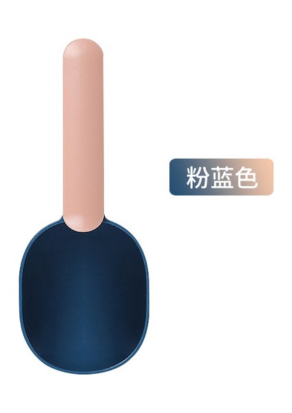 Pembe Mavi Çok Fonksiyonlu Köpek Maması Kedi Maması Kürek Kaşık Besleme Kaşığı Mühürlü Çanta Klipsi Yaratıcı Ölçüm Fincan Kavisli Tasarım Temizlemesi Kolay (Yurt Dışından)