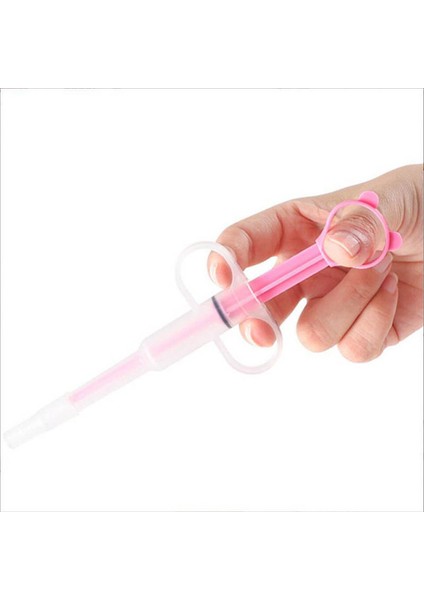 Pembe 1 Pc Pet Ilaç Şırınga Tablet Hap Makinesi Tabancası Piller Itme Dağıtıcı Ilaç Su Süt Şırınga Köpek Kedi Yavrusu Besleyici Kiti (Yurt Dışından)
