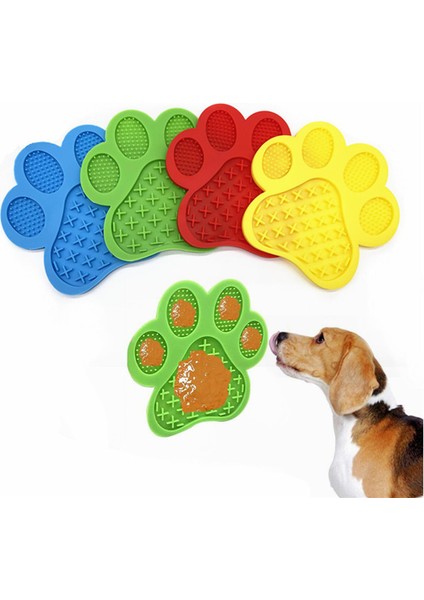 Kırmızı Köpek Yalama Mat Anksiyete Fıstık Ezmesi Yavaş Besleyici Köpek Kaseleri Köpek Yalama Pedi Köpek Eğitimi Için Duvara Güçlü Emiş ile (Yurt Dışından) fiyatları