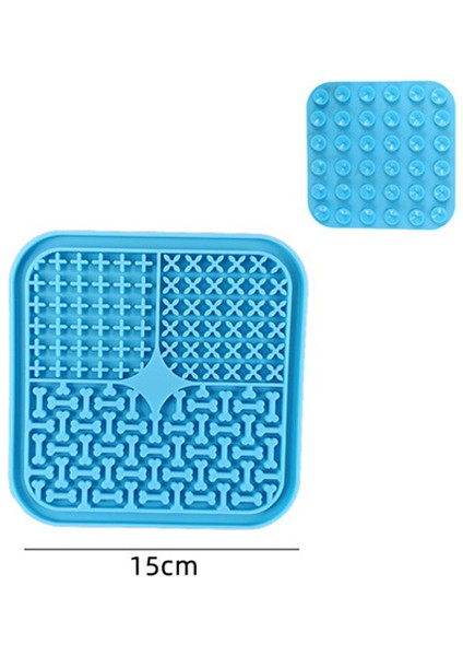 B-Blue 4 Silikon Yalama Pedi Pet Köpek Yalama Pedi Banyo Fıstık Ezmesi Yavaş Yeme Yalama Besleyici Kediler Lickmat Besleme Köpek Yalama Mat (Yurt Dışından) fiyatları