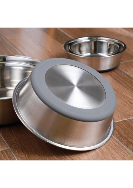 Tam Kaymaz Kırmızı 22 cm Yeni Silikon Kaymaz Hayvan Mama Kabı Paslanmaz Çelik Köpek Havzası Köpek Pirinç Kasesi Besleyici Tiryakisi Köpek Aksesuarları Kedi Kase (Yurt Dışından) modelleri