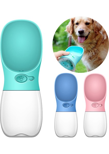 Siyah 350 ml Küçük Büyük Köpekler Için Taşınabilir Köpek Su Şişesi Kase Açık Yürüyüş Köpek Pet Seyahat Su Şişesi Kedi Suluk Köpek Malzemeleri (Yurt Dışından)