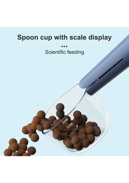 Mavi Pet Gıda Fincan Köpek Kedi Besleme Kase Mutfak Terazisi Kaşık Ölçüm Kepçe Fincan Taşınabilir Ölçekli Besleme Şeffaf Malzemeleri (Yurt Dışından) fiyatları