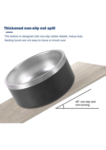 Siyah S 32OZ (950ML) Kişiselleştirilmiş Köpek Kedi Kaseleri Büyük Küçük Köpekler Için Paslanmaz Çelik Evcil Hayvan Mama Kabı Özel Isimler Besleme Kasesi (Yurt Dışından) indirimleri