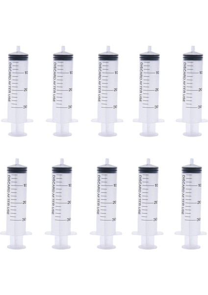 30 ml x 10 Adet 2-20 Adet 1 Ml-10 ml Plastik Yeniden Kullanılabilir Şırınga Ölçme Besin Steril Topraksız Mutfak Aracı (Yurt Dışından)