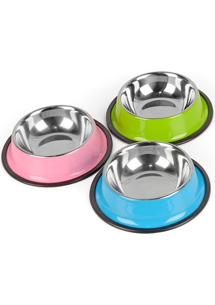 Yeşil S 3 Renk Paslanmaz Çelik Köpek Kaseleri, Güzel Evcil Hayvan Maması Su Içecek Yemekleri Besleyici Kedi Yavru Köpek S/m/l (Yurt Dışından) fırsatları